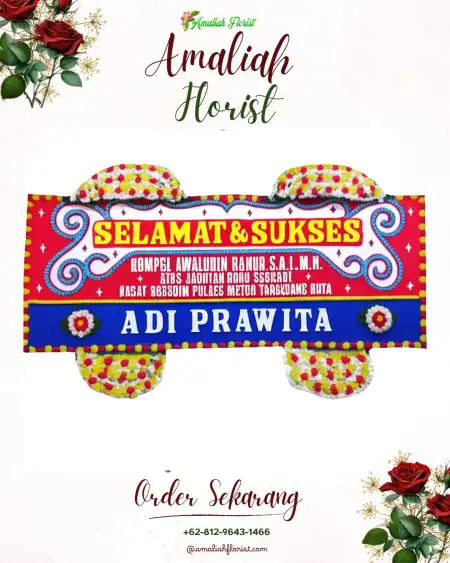 Papan Bunga Ucapan Selamat Sukamerindu