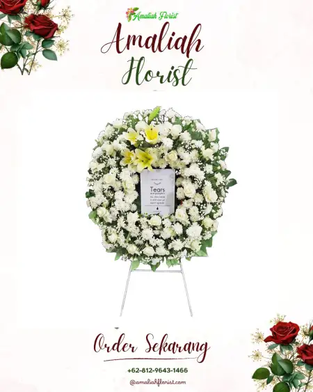 Krans Bunga Duka Sukamerindu