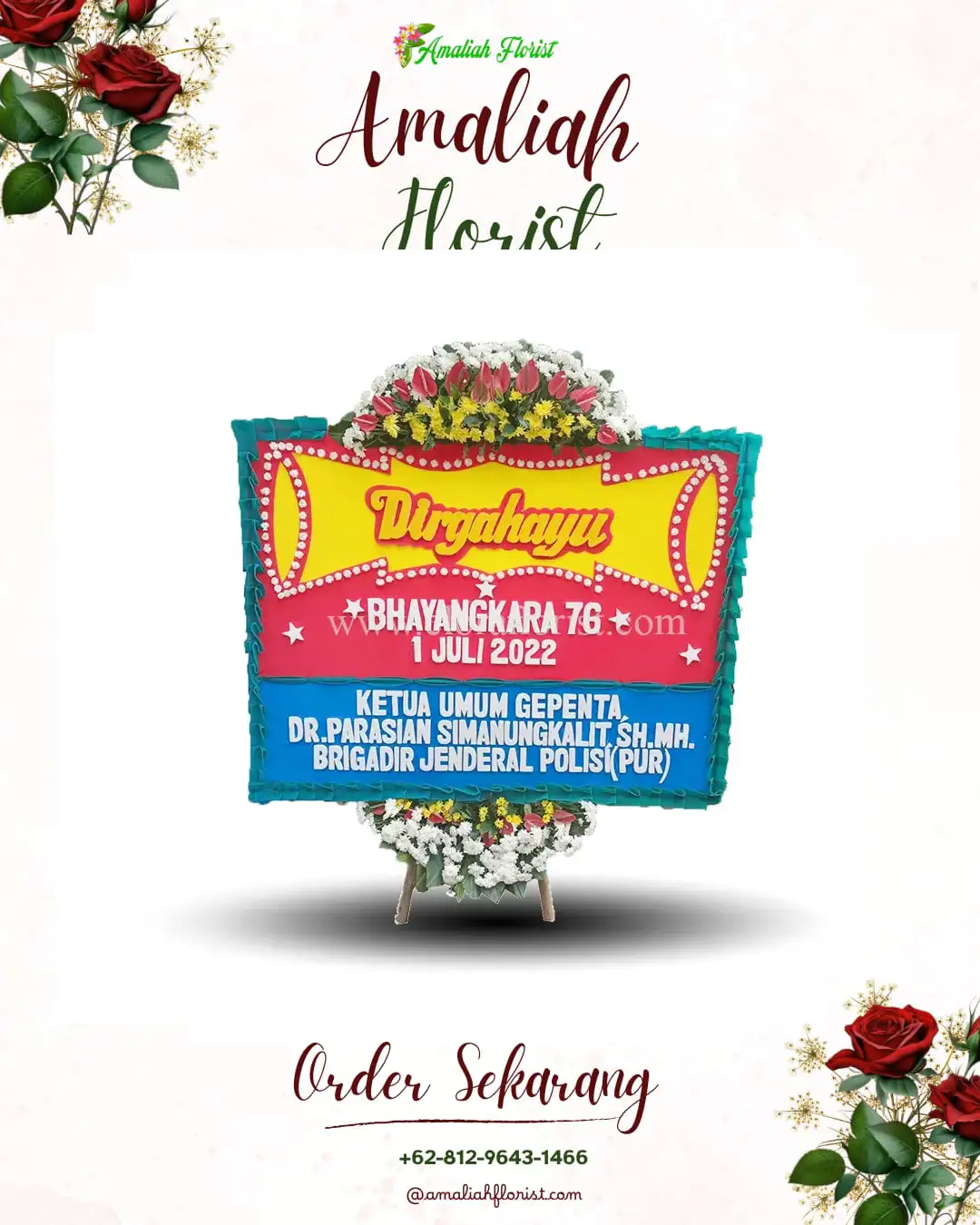Papan Bunga HUT Ulang Tahun Sukamerindu